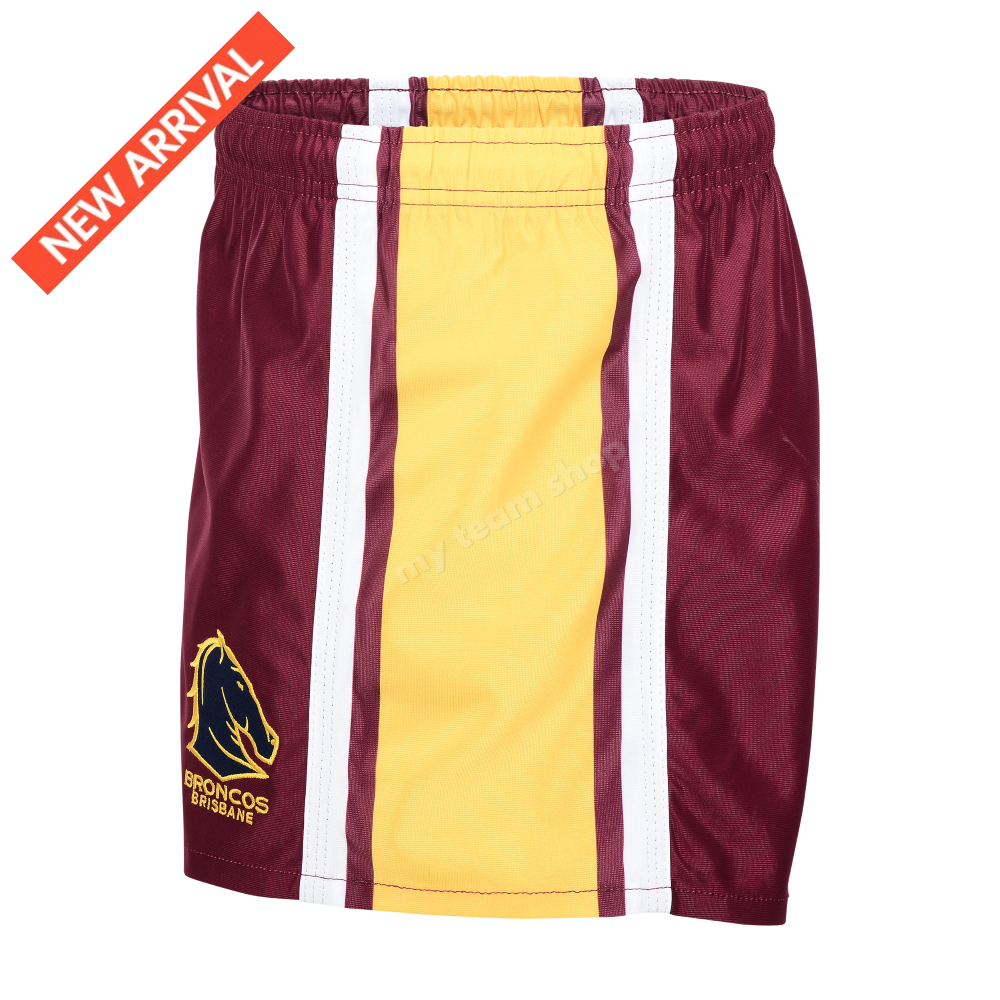 BRISBANE BRONCOS 2000 NRL RETRO SHORTS NRL Shorts