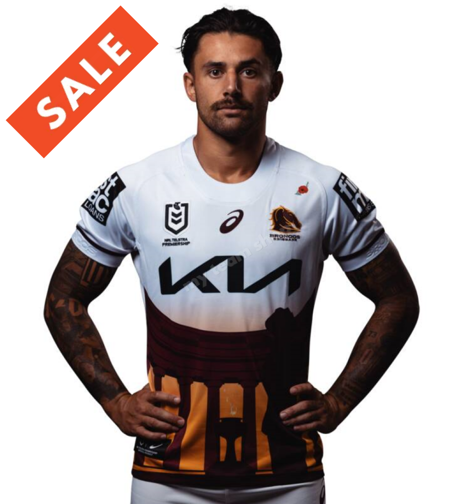 Brisbane Broncos 2024 Nrl Anzac Jersey Replica Jersey