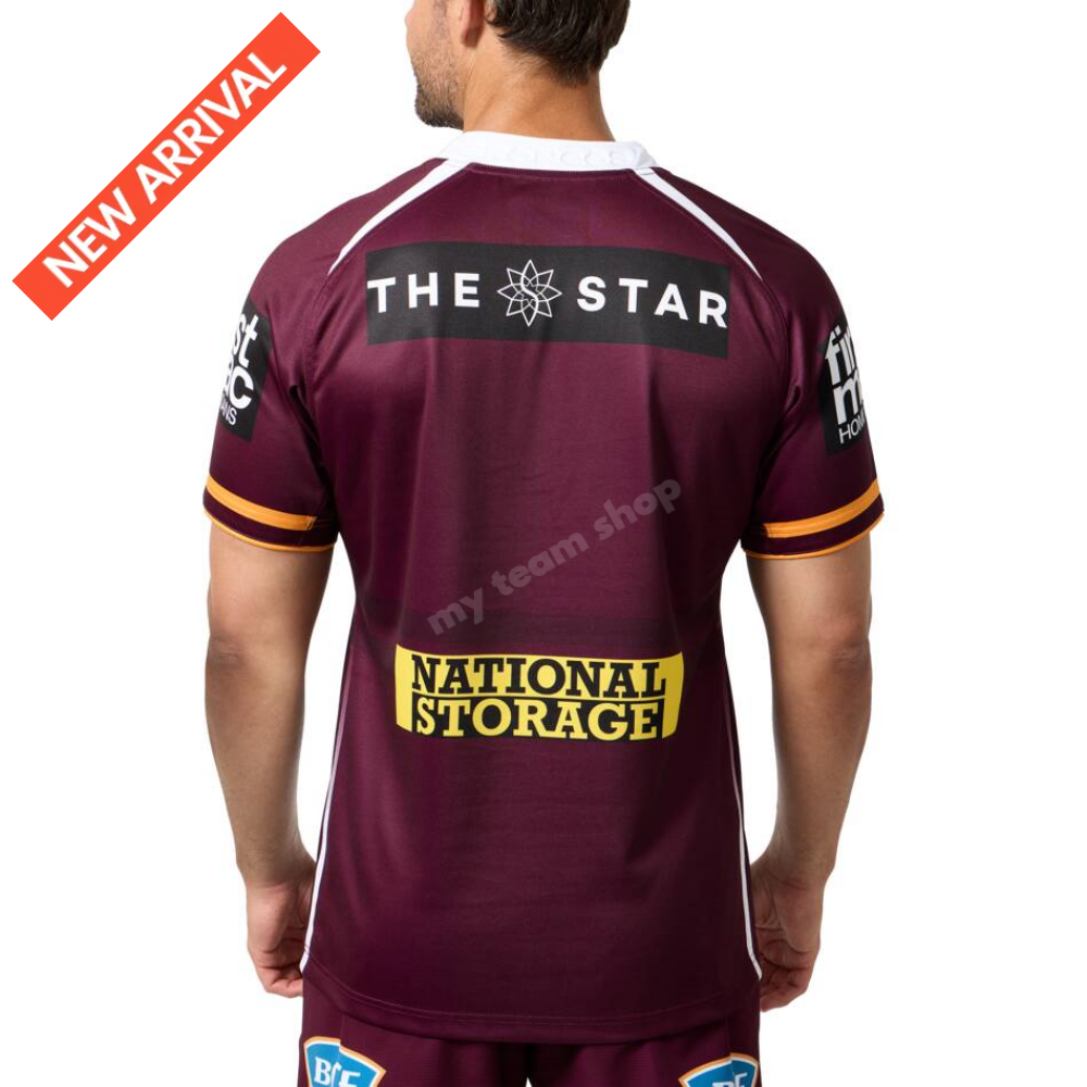 Brisbane Broncos 2025 Nrl Home Jersey Replica Jersey