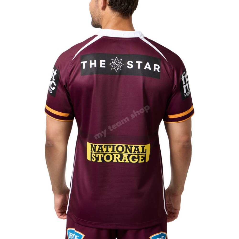 Brisbane Broncos 2025 Nrl Home Jersey Replica Jersey