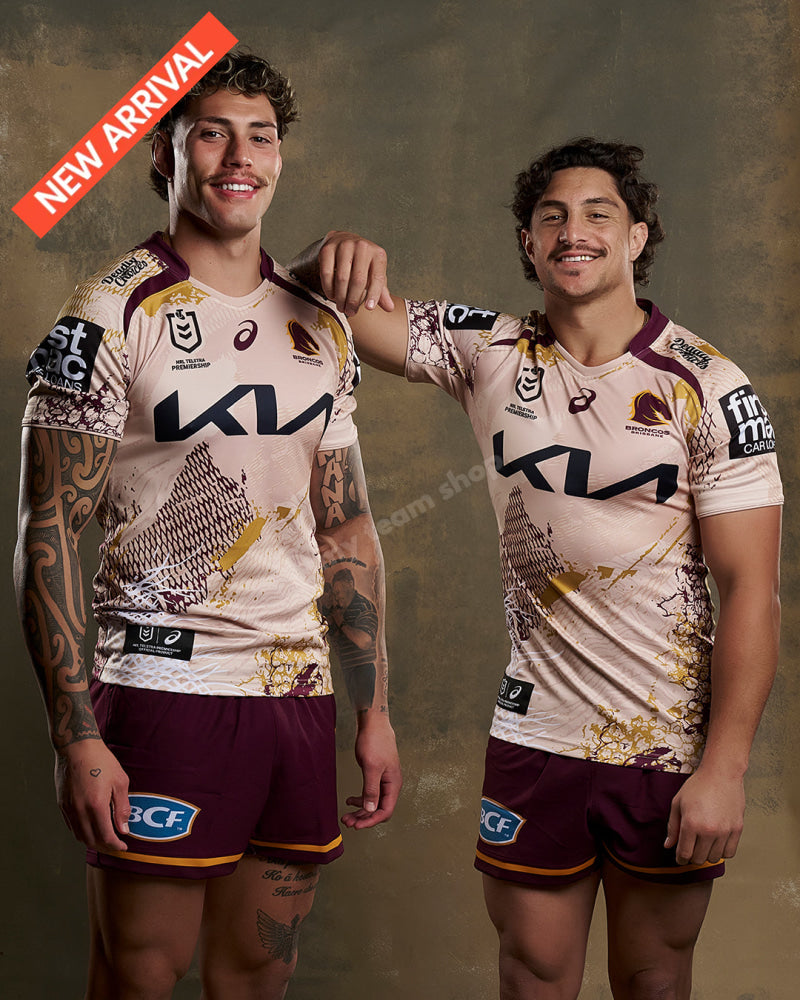 BRISBANE BRONCOS 2025 NRL INDIGENOUS JERSEY NRL Replica Jersey