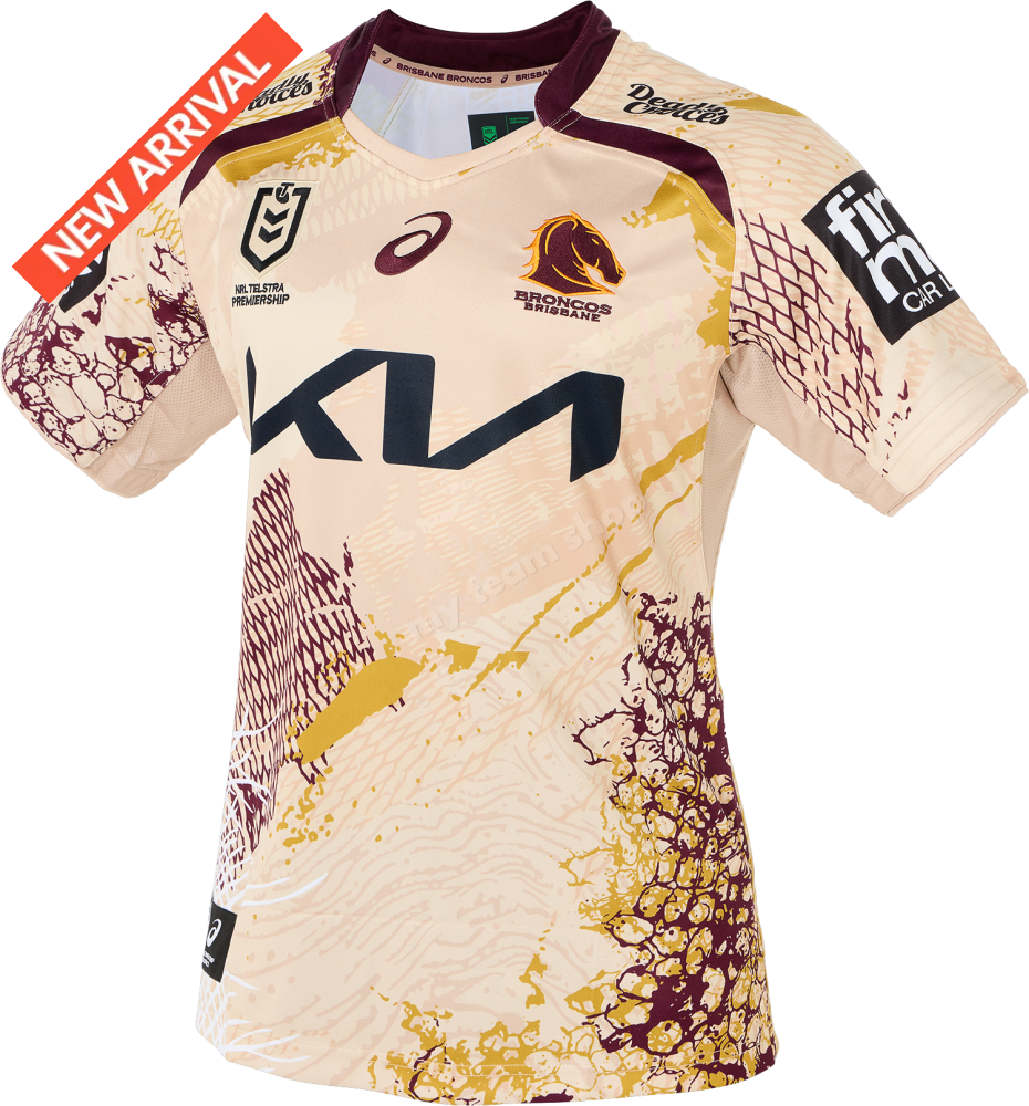 BRISBANE BRONCOS 2025 NRL INDIGENOUS JERSEY NRL Replica Jersey