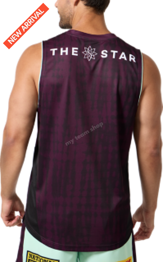 Brisbane Broncos 2025 Nrl Maroon Training Singlet Training Singlet