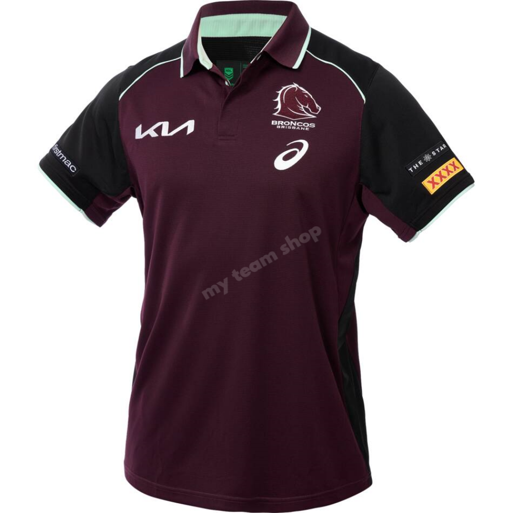 Brisbane Broncos 2025 Nrl Training Polo Training Polo