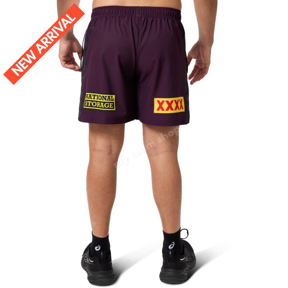 Brisbane Broncos 2025 Nrl Training Shorts Shorts