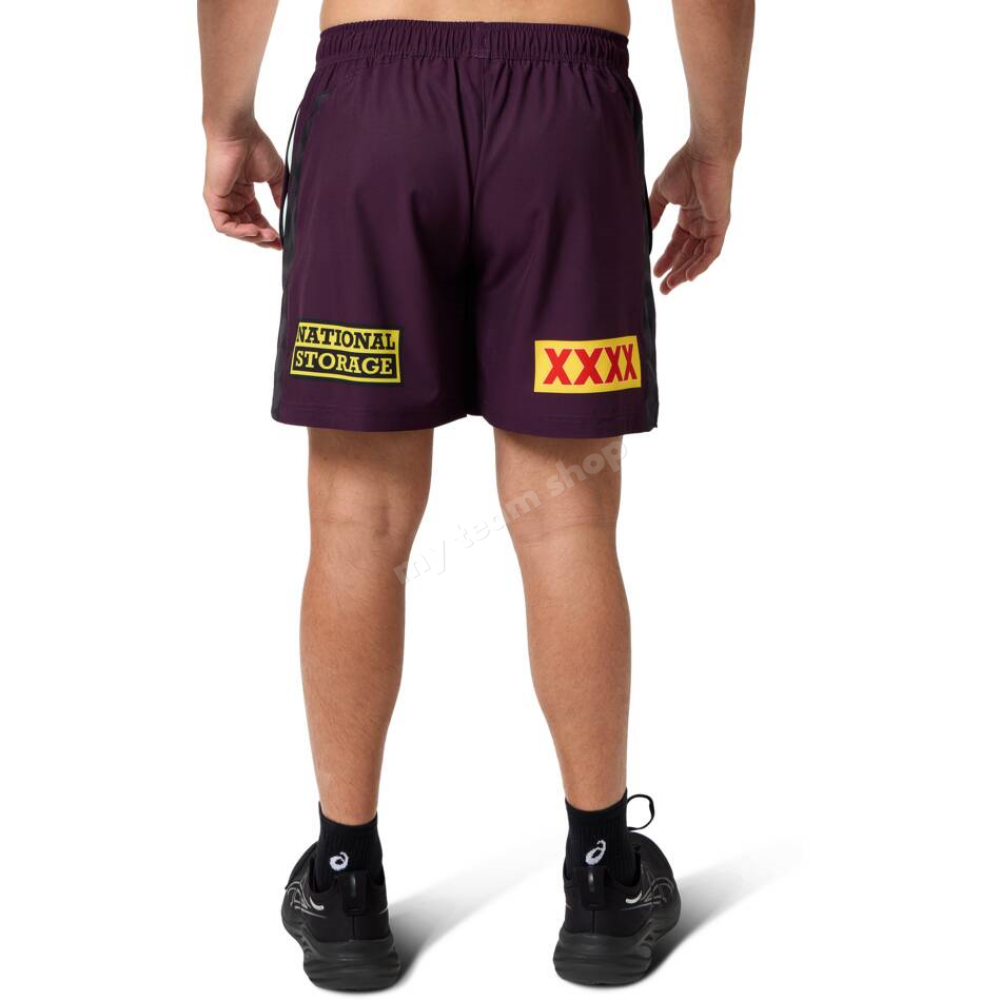 Brisbane Broncos 2025 Nrl Training Shorts Shorts