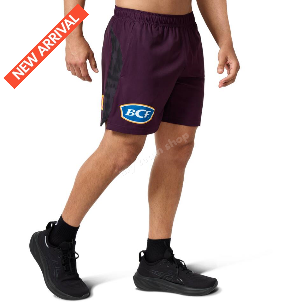 Brisbane Broncos 2025 Nrl Training Shorts Shorts