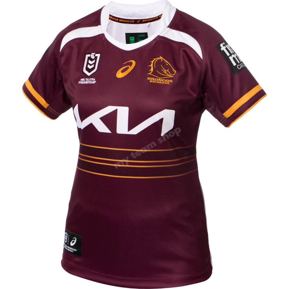 Brisbane Broncos 2025 Womens Nrl Home Jersey Replica Jersey