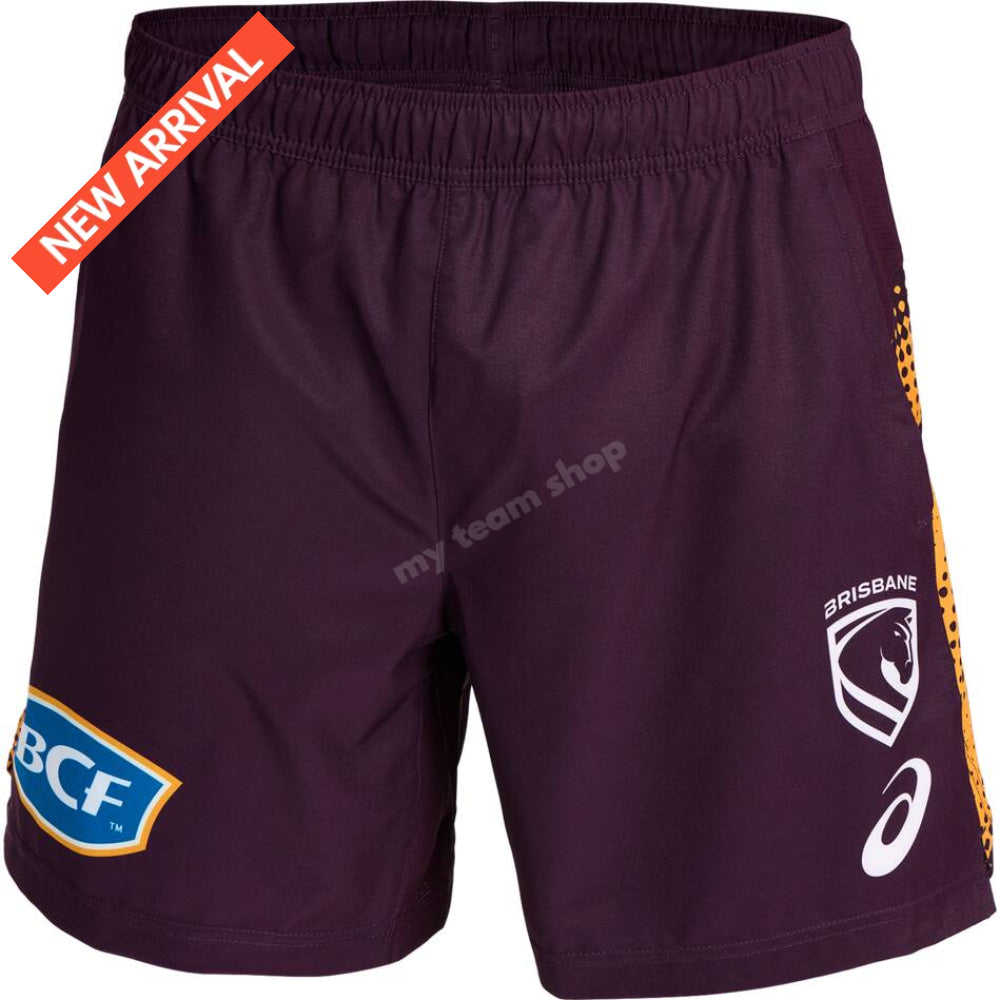 BRISBANE BRONCOS 2026 NRL MAROON TRAINING SHORTS