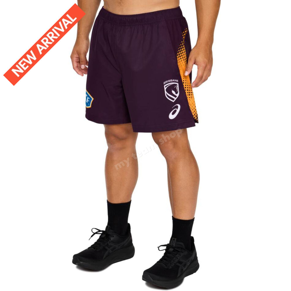 BRISBANE BRONCOS 2026 NRL MAROON TRAINING SHORTS
