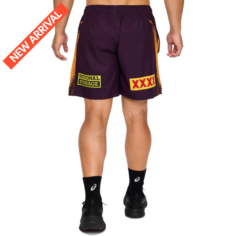 BRISBANE BRONCOS 2026 NRL MAROON TRAINING SHORTS NRL Shorts