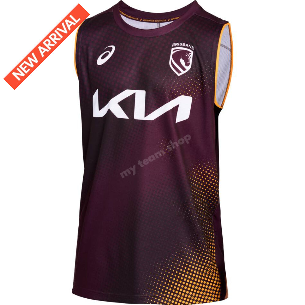 BRISBANE BRONCOS 2026 NRL MAROON TRAINING SINGLET