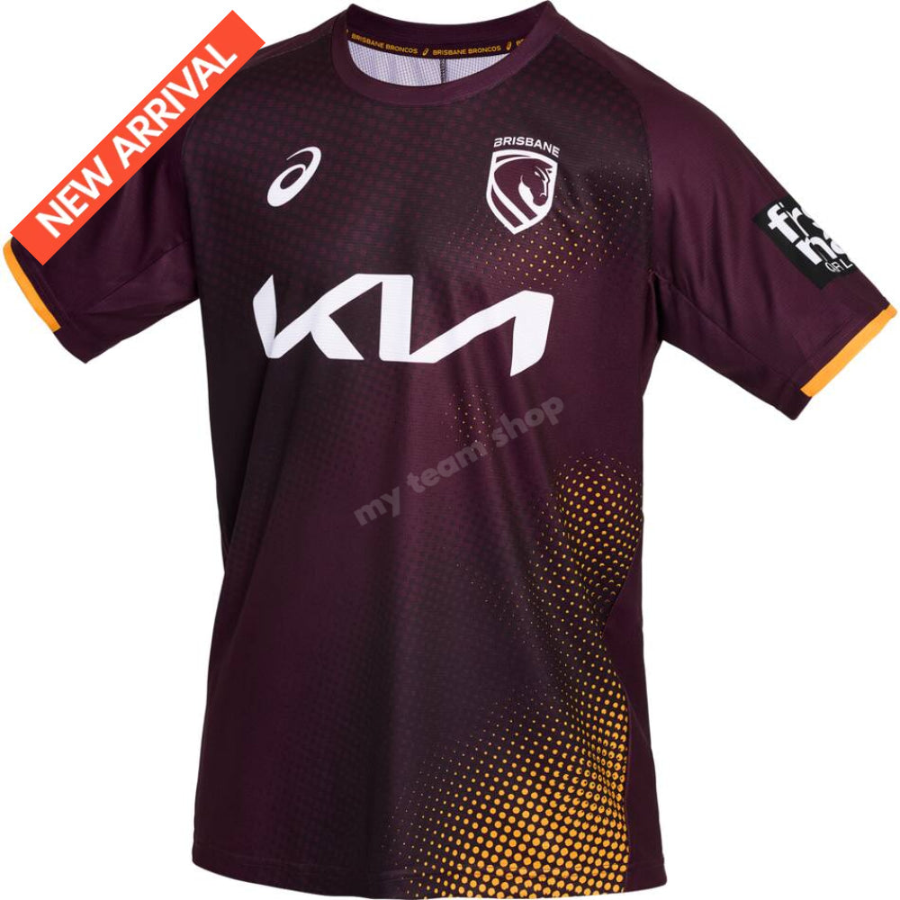 BRISBANE BRONCOS 2026 NRL MAROON TRAINING TEE