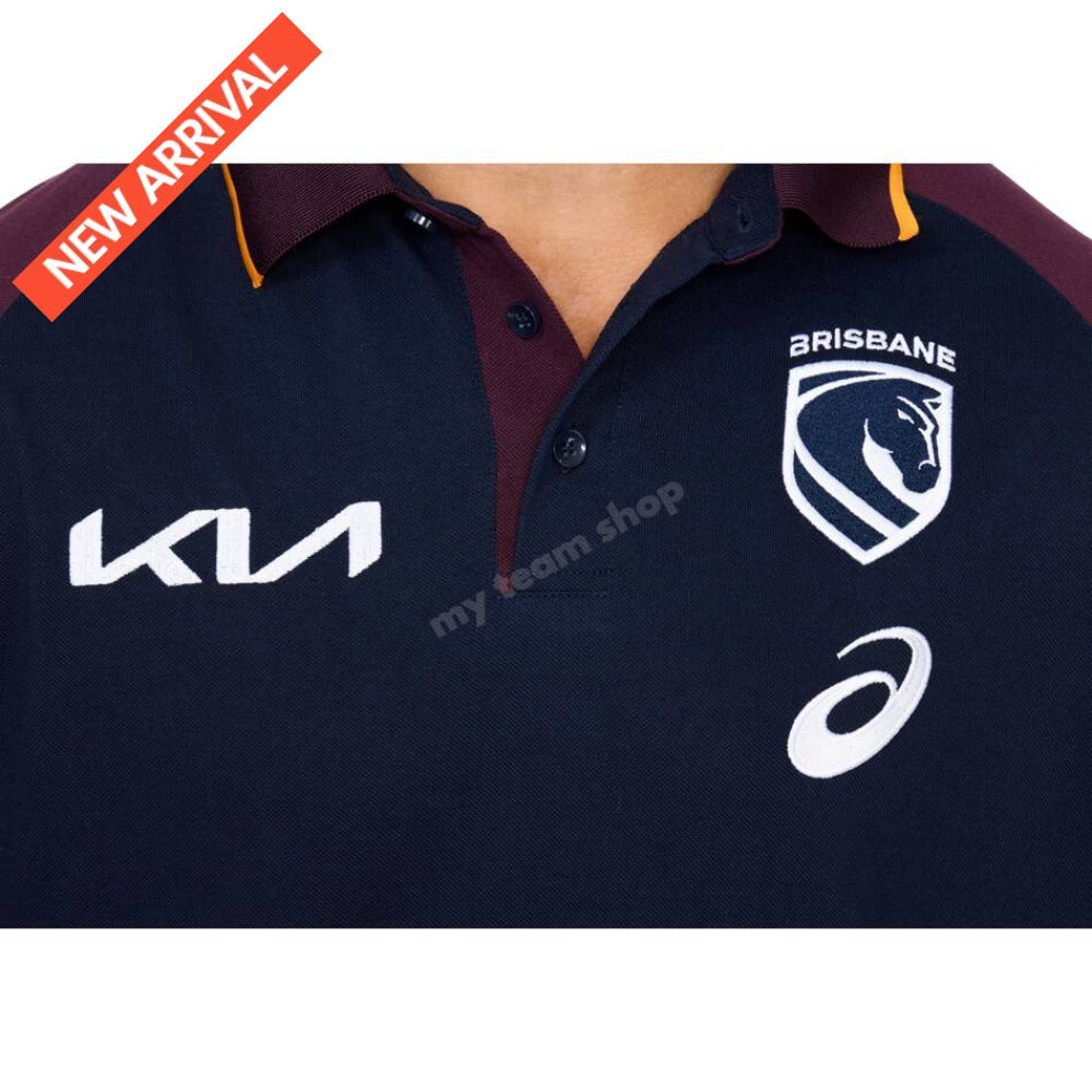 BRISBANE BRONCOS 2026 NRL MIDNIGHT TEAM POLO NRL Team Polo