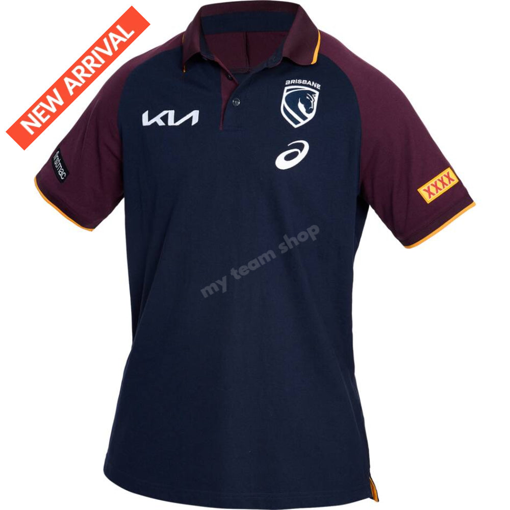 BRISBANE BRONCOS 2026 NRL MIDNIGHT TEAM POLO NRL Team Polo
