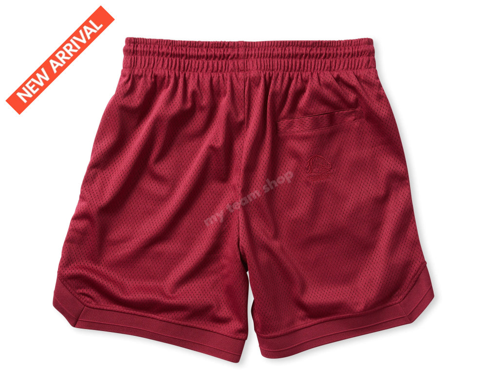 Brisbane Broncos Nrl Basketball Shorts Basketball Shorts