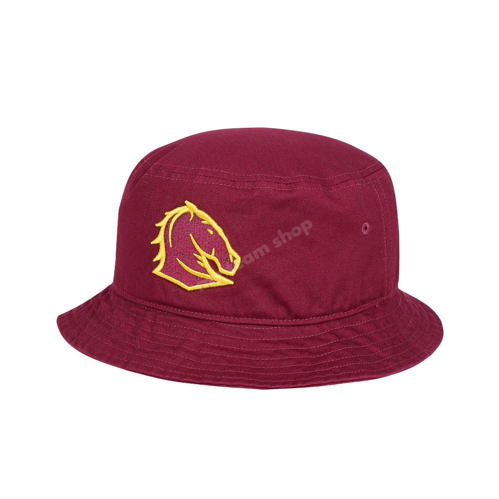 Brisbane Broncos Nrl Bucket Hat Headwear