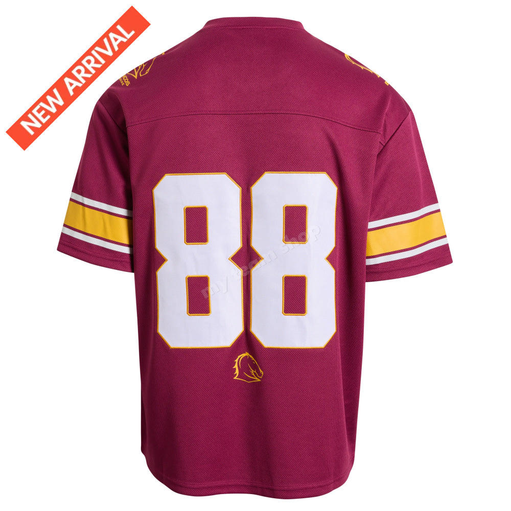 BRISBANE BRONCOS NRL GRIDIRON MESH JERSEY NRL Gridiron Jersey