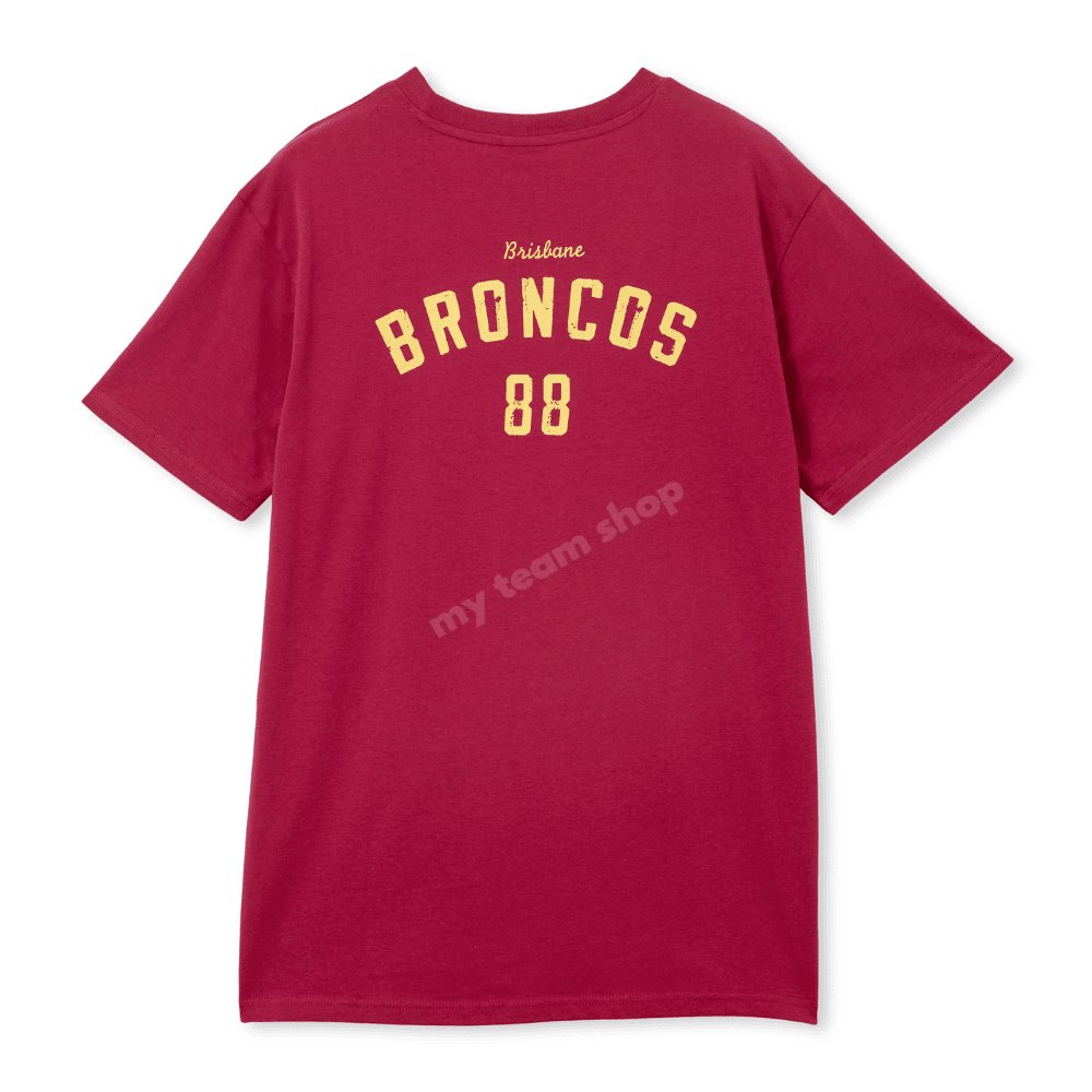 Brisbane Broncos Nrl Mono Tee Mono Tee