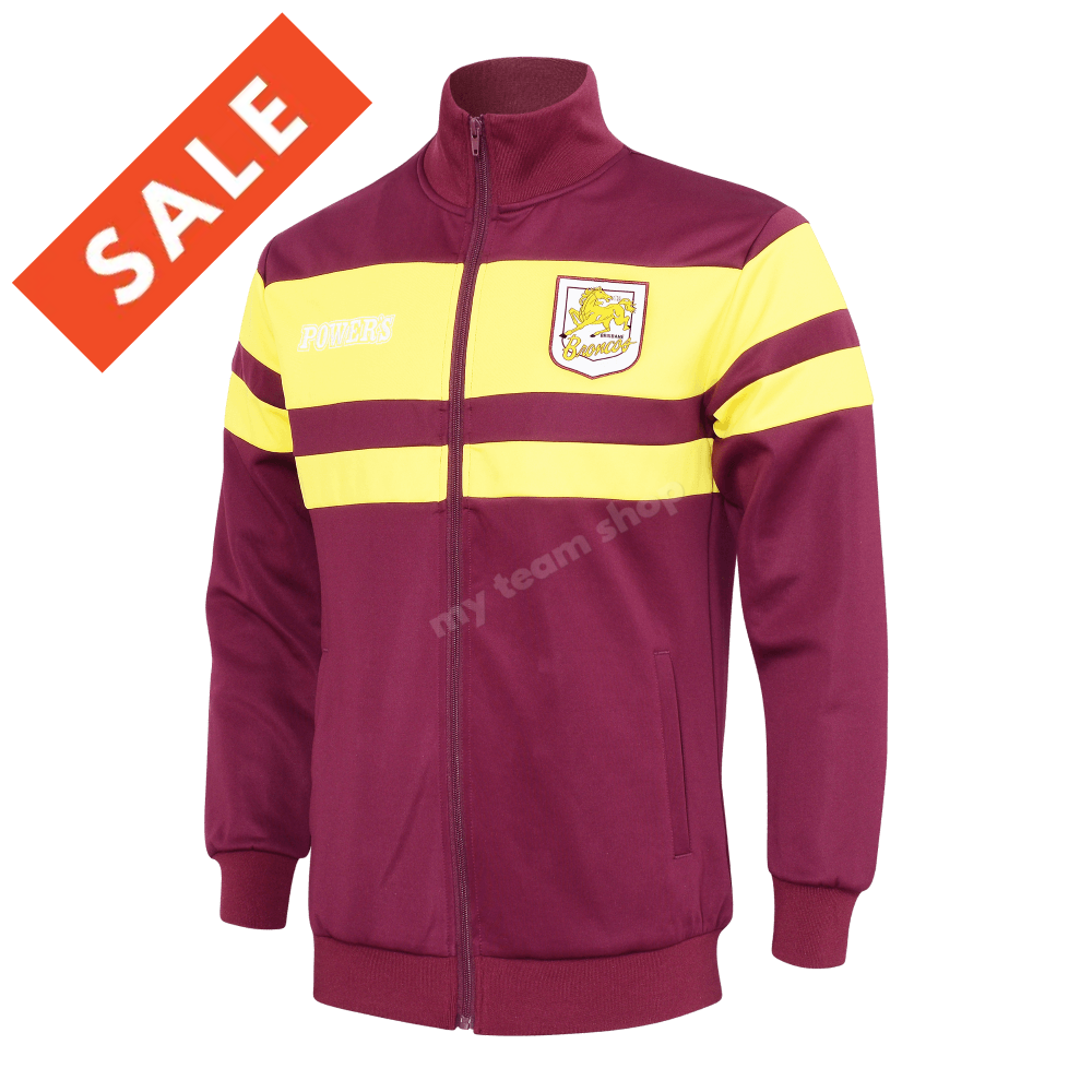 ブリスベン・ブロンコス NRLジャケット Lサイズ Brisbane Broncos NRL Retro Jacket | My Team Shop