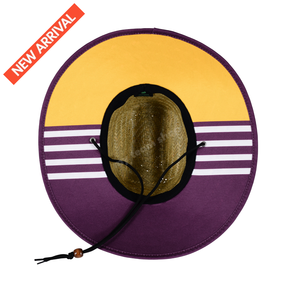 BRISBANE BRONCOS NRL RETRO STRAW HAT NRL headwear