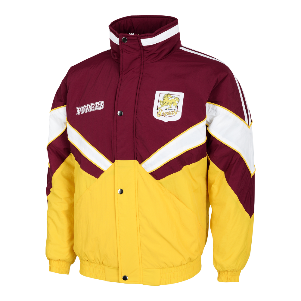 Brisbane Broncos NRL Retro Winter Jacket | My Team Shop