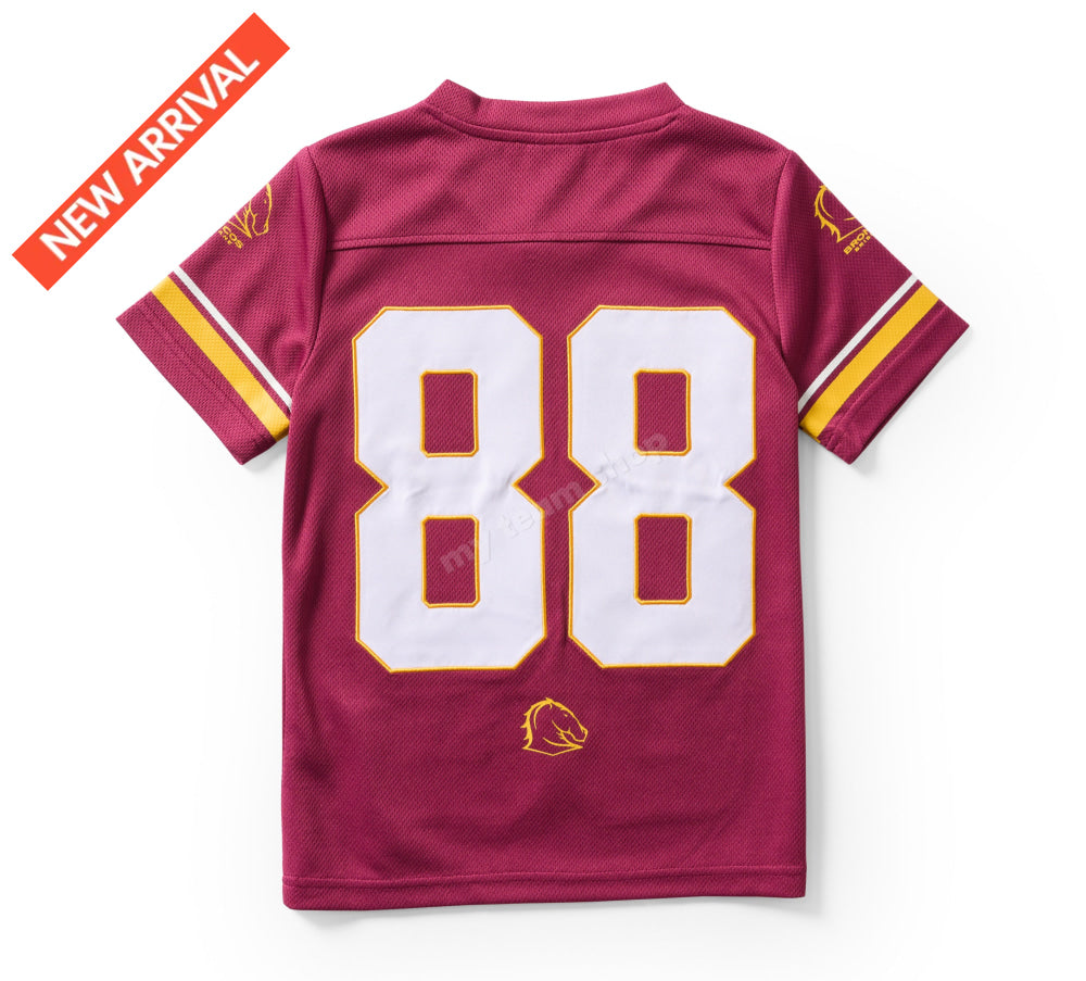 BRISBANE BRONCOS NRL YOUTH GRIDIRON MESH JERSEY NRL Gridiron Jersey