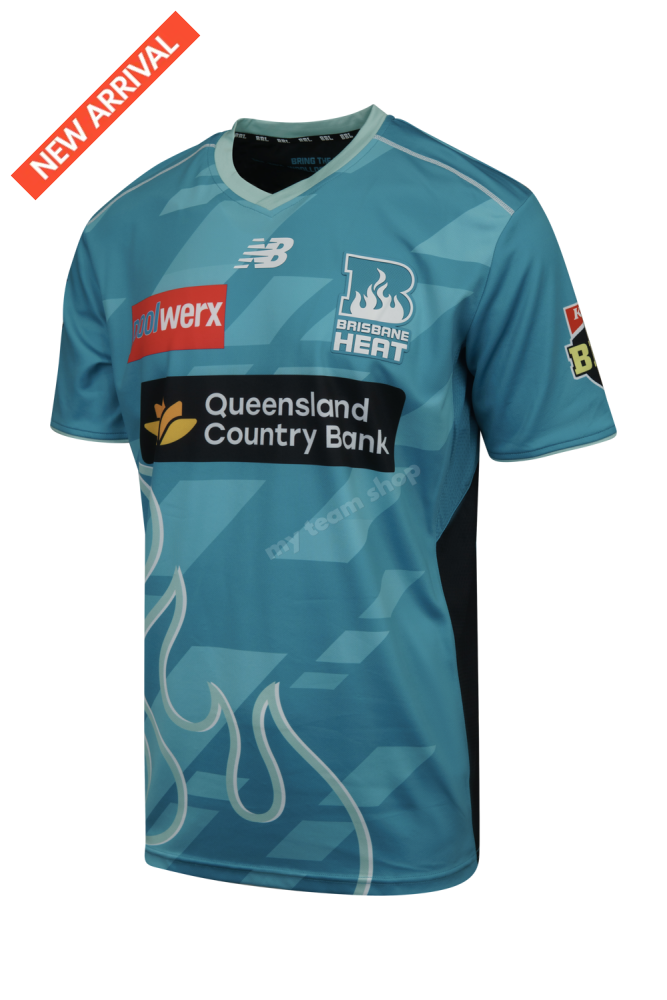BRISBANE HEAT 2025/2026 BBL PLAYING TEE CRICKET TEE