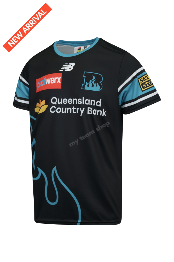 BRISBANE HEAT 2025/2026 BBL WARM UP TEE CRICKET TEE