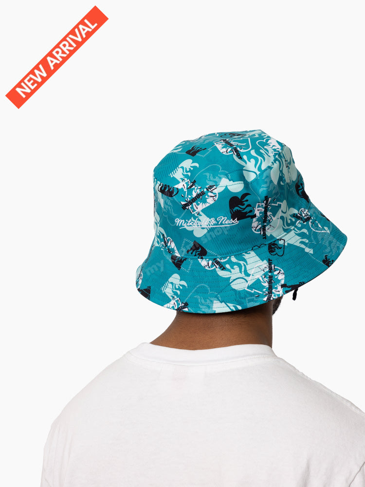 BRISBANE HEAT BBL REVERSIBLE BUCKET HAT L/XL CRICKET Headwear
