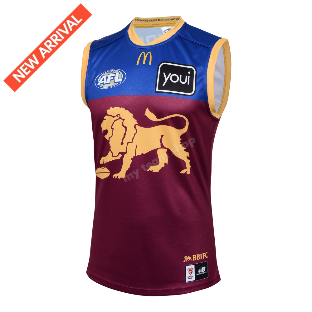 Brisbane Lions 2025 Afl Home Guernsey Guernsey