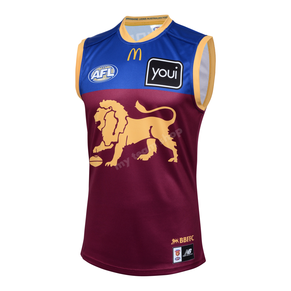 Brisbane Lions 2025 Afl Home Guernsey Guernsey