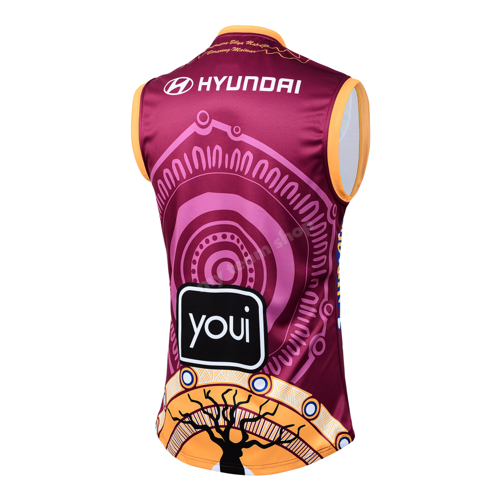 BRISBANE LIONS 2025 AFL INDIGENOUS GUERNSEY