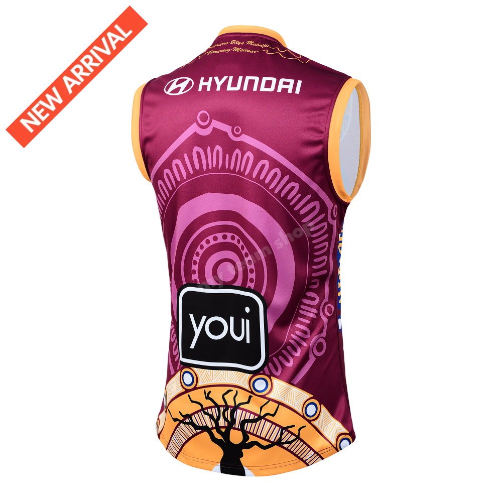 BRISBANE LIONS 2025 AFL INDIGENOUS GUERNSEY AFL Guernsey