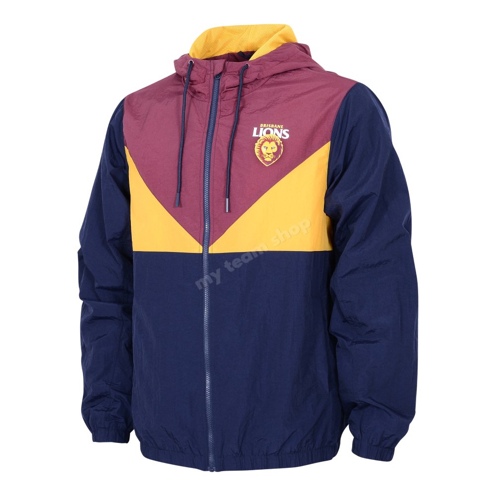 Brisbane Lions Afl Paneled Windbreaker Windbreaker