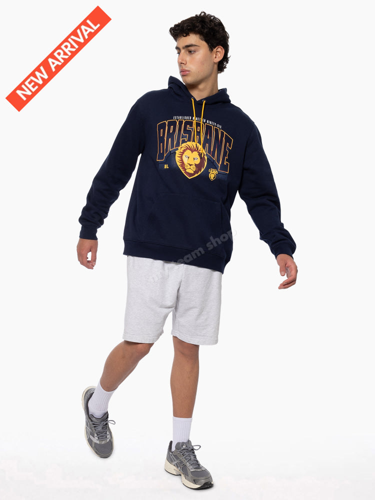 BRISBANE LIONS AFL WORDMARK HOODIE AFL Wordmark Hoodie