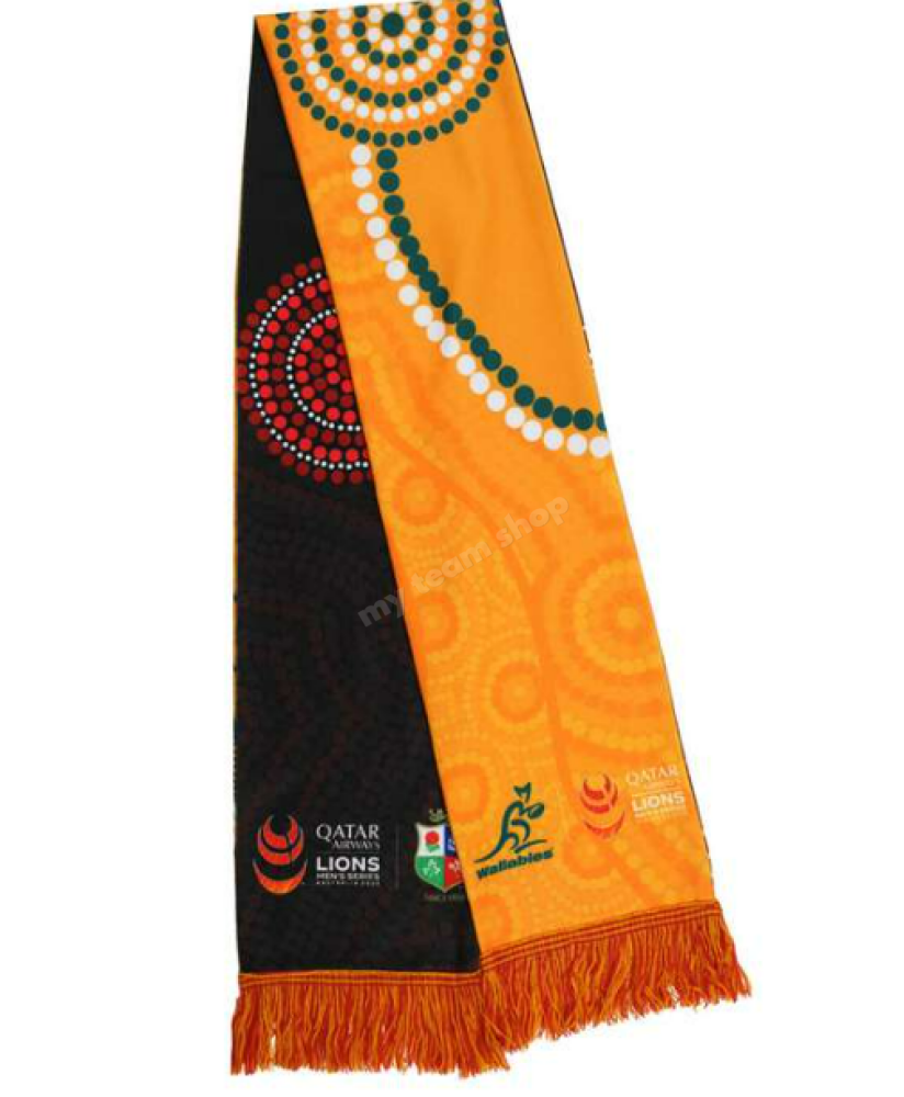 BRITISH & IRISH LIONS 2025 TOUR DUAL TEAM SCARF Rugby Scarf