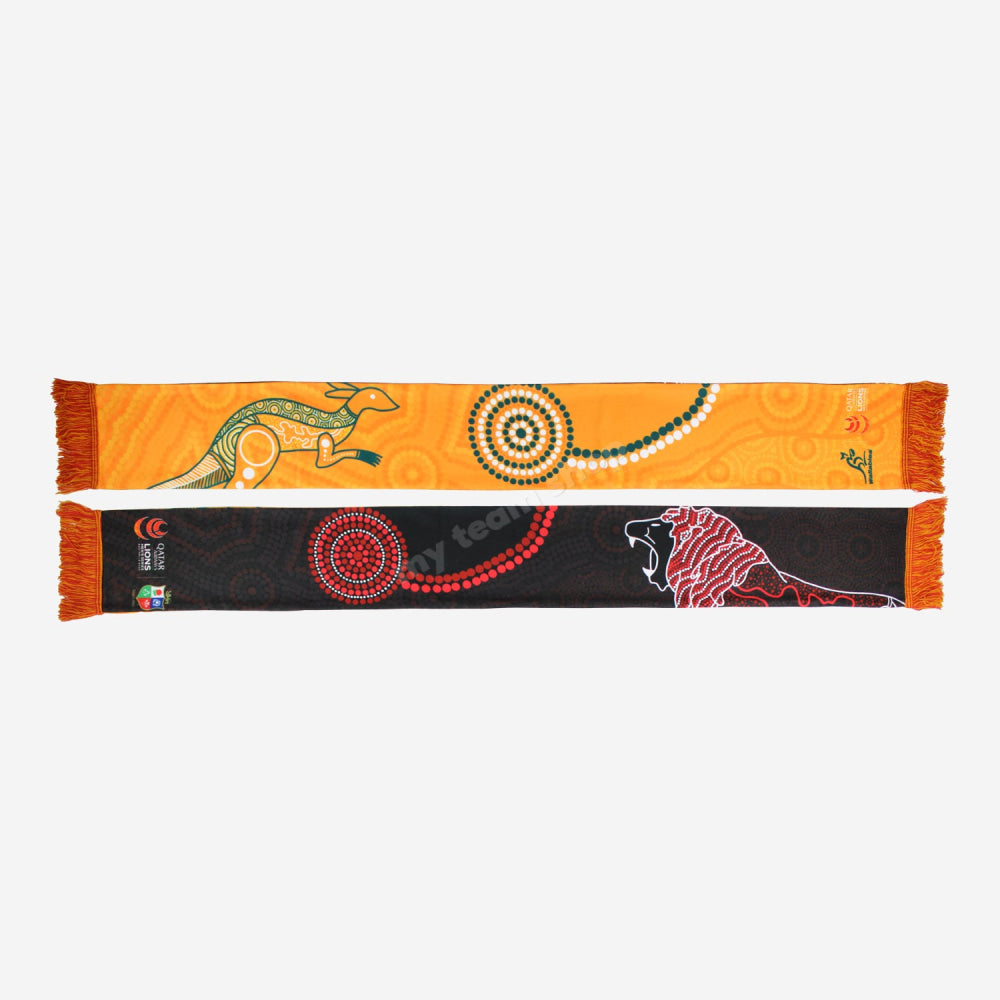 BRITISH & IRISH LIONS 2025 TOUR DUAL TEAM SCARF Rugby Scarf