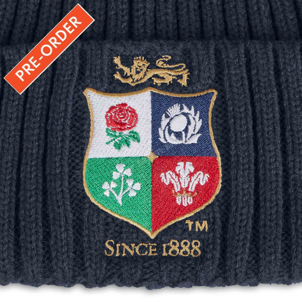 BRITISH & IRISH LIONS CCC BEANIE BLUE Rugby Headwear