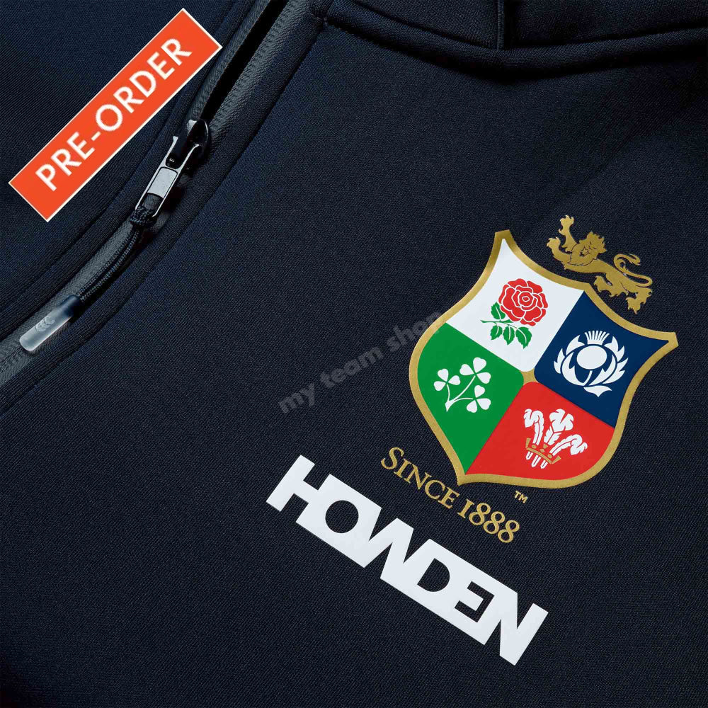 BRITISH & IRISH LIONS CCC EVEREST HOODIE BLUE Rugby Hoodie