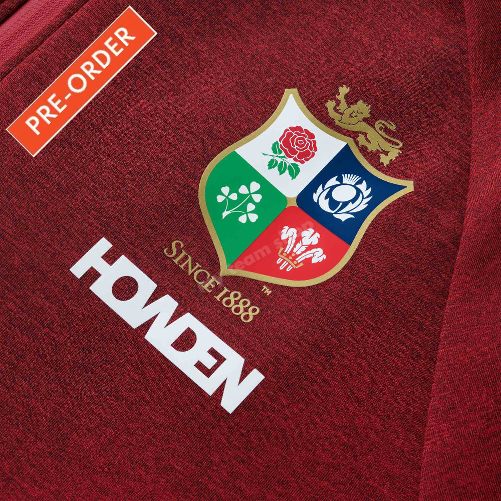 BRITISH & IRISH LIONS CCC EVEREST HOODIE RED Rugby Hoodie