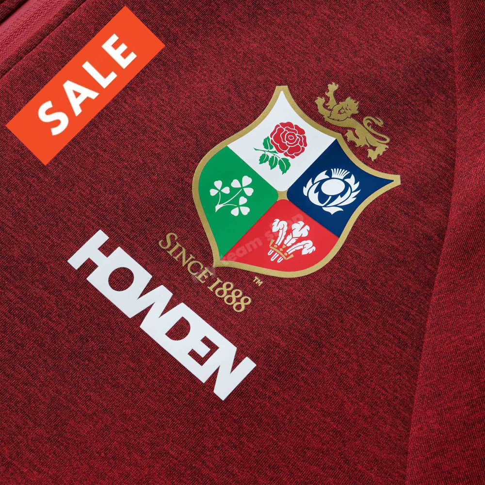 BRITISH & IRISH LIONS CCC EVEREST HOODIE RED Rugby Hoodie