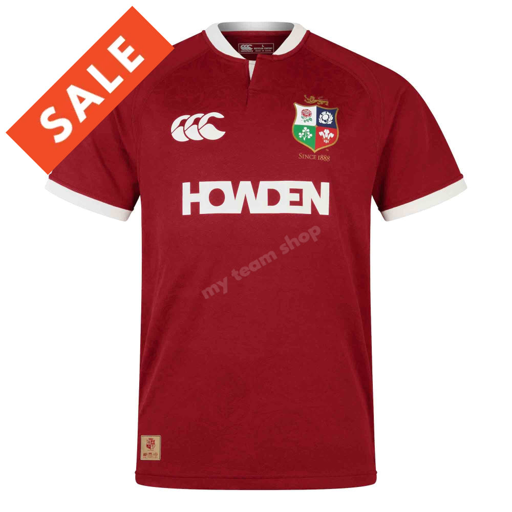BRITISH & IRISH LIONS CCC REPLICA JERSEY RED Rugby Jersey