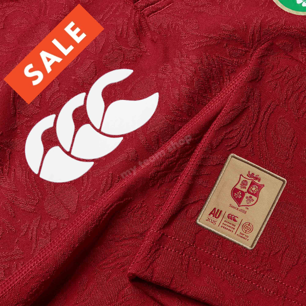 BRITISH & IRISH LIONS CCC REPLICA JERSEY RED Rugby Jersey