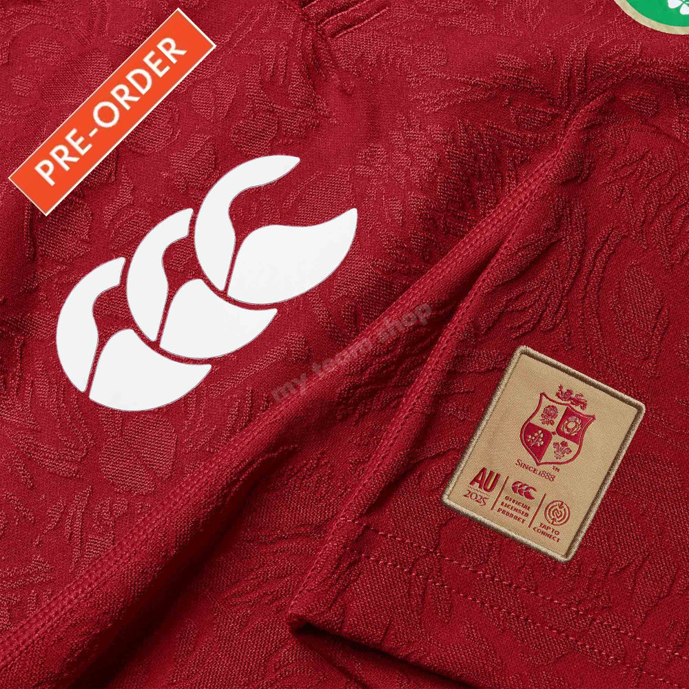 BRITISH & IRISH LIONS CCC REPLICA JERSEY RED Rugby Jersey