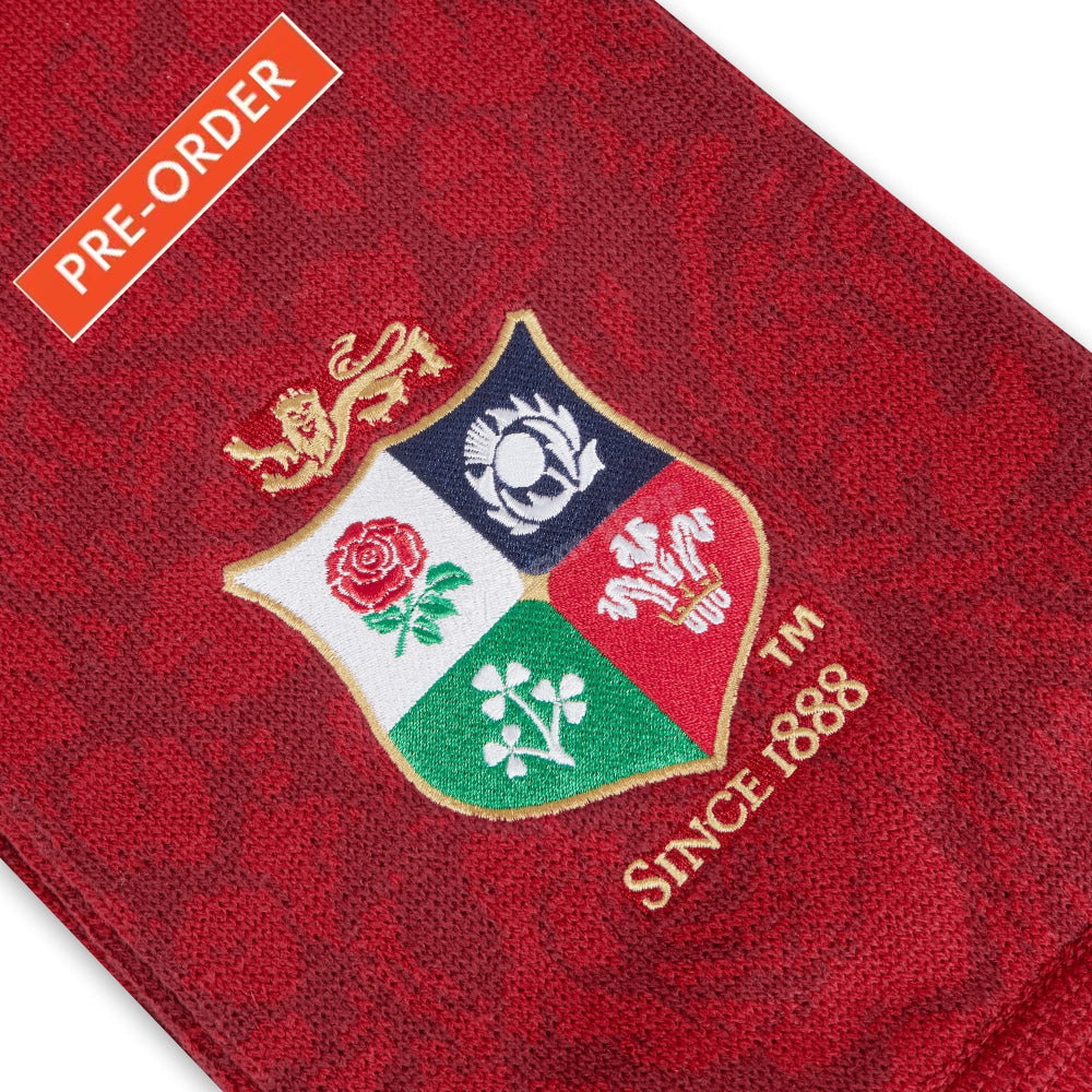 BRITISH & IRISH LIONS CCC SUPPORTERS SCARF RED Rugby Scarf