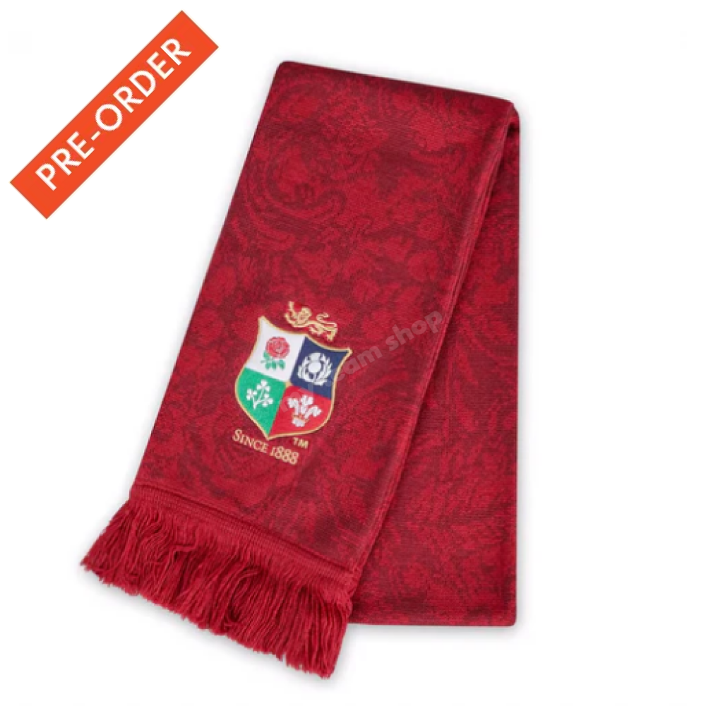 BRITISH & IRISH LIONS CCC SUPPORTERS SCARF RED Rugby Scarf