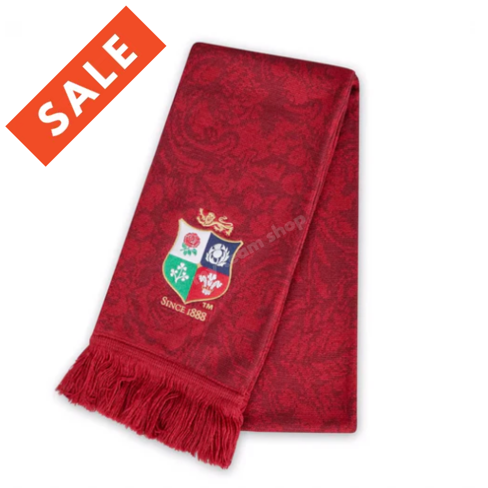 BRITISH & IRISH LIONS CCC SUPPORTERS SCARF RED Rugby Scarf