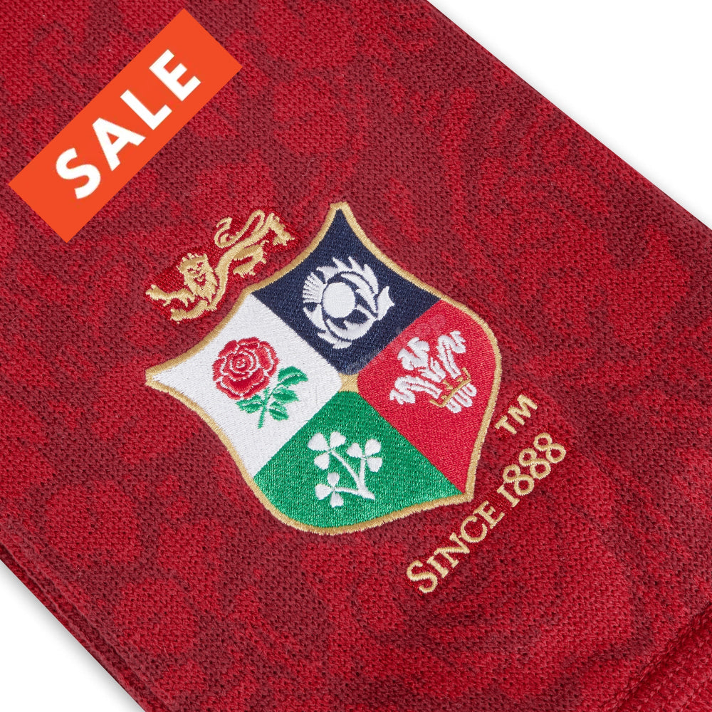 BRITISH & IRISH LIONS CCC SUPPORTERS SCARF RED Rugby Scarf