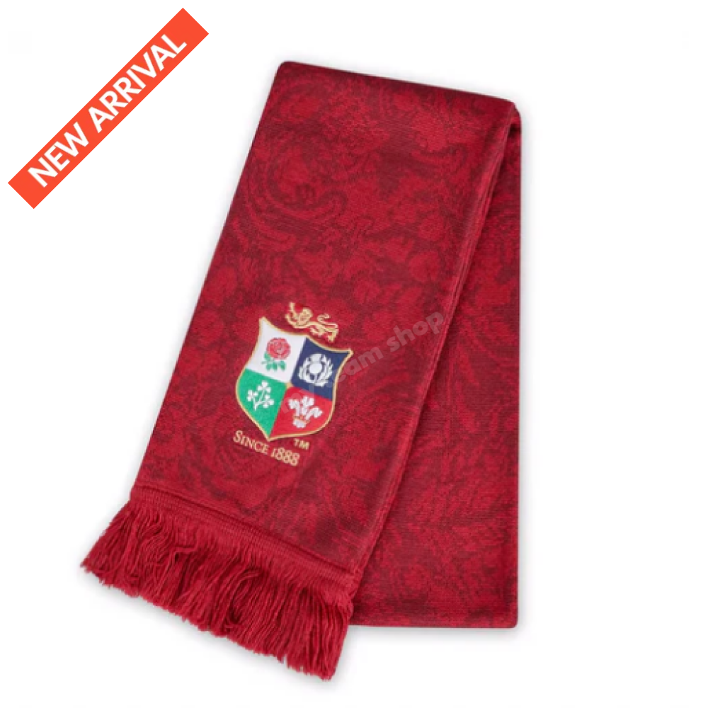 BRITISH & IRISH LIONS CCC SUPPORTERS SCARF RED Rugby Scarf